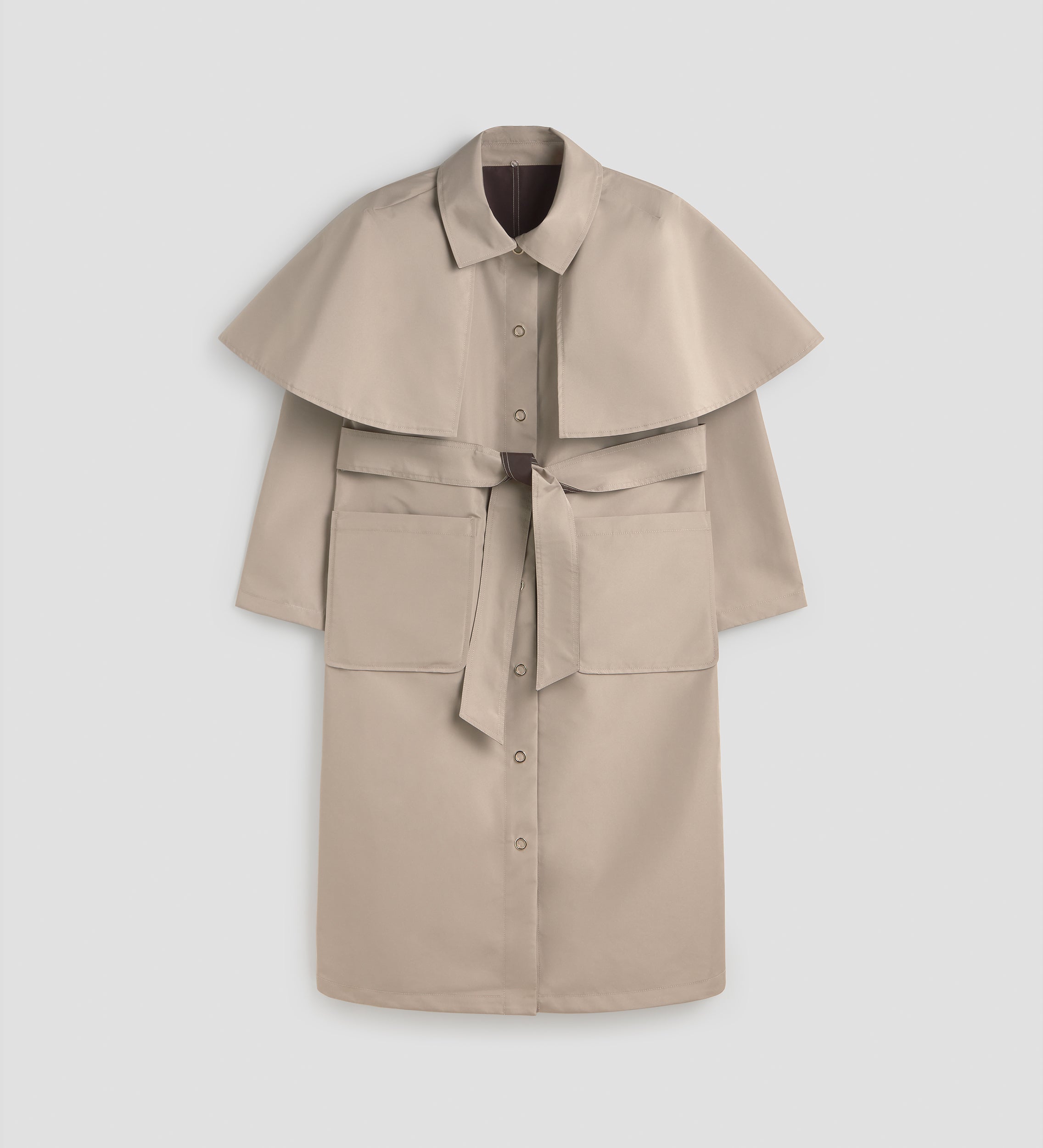 Gabardina capa reversible