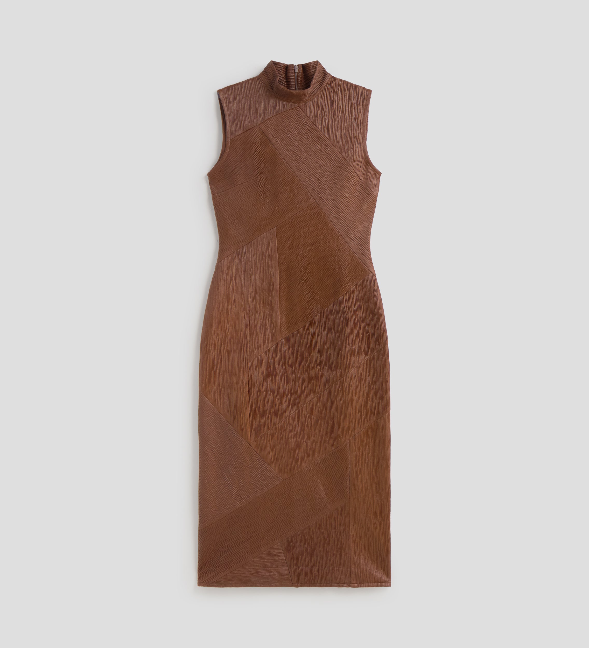 Vestido largo textura