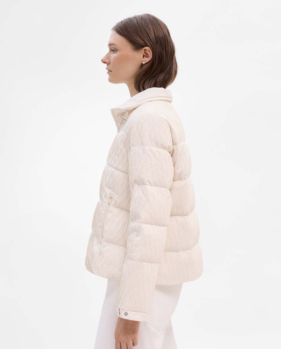 Plumífero tejido fantasía