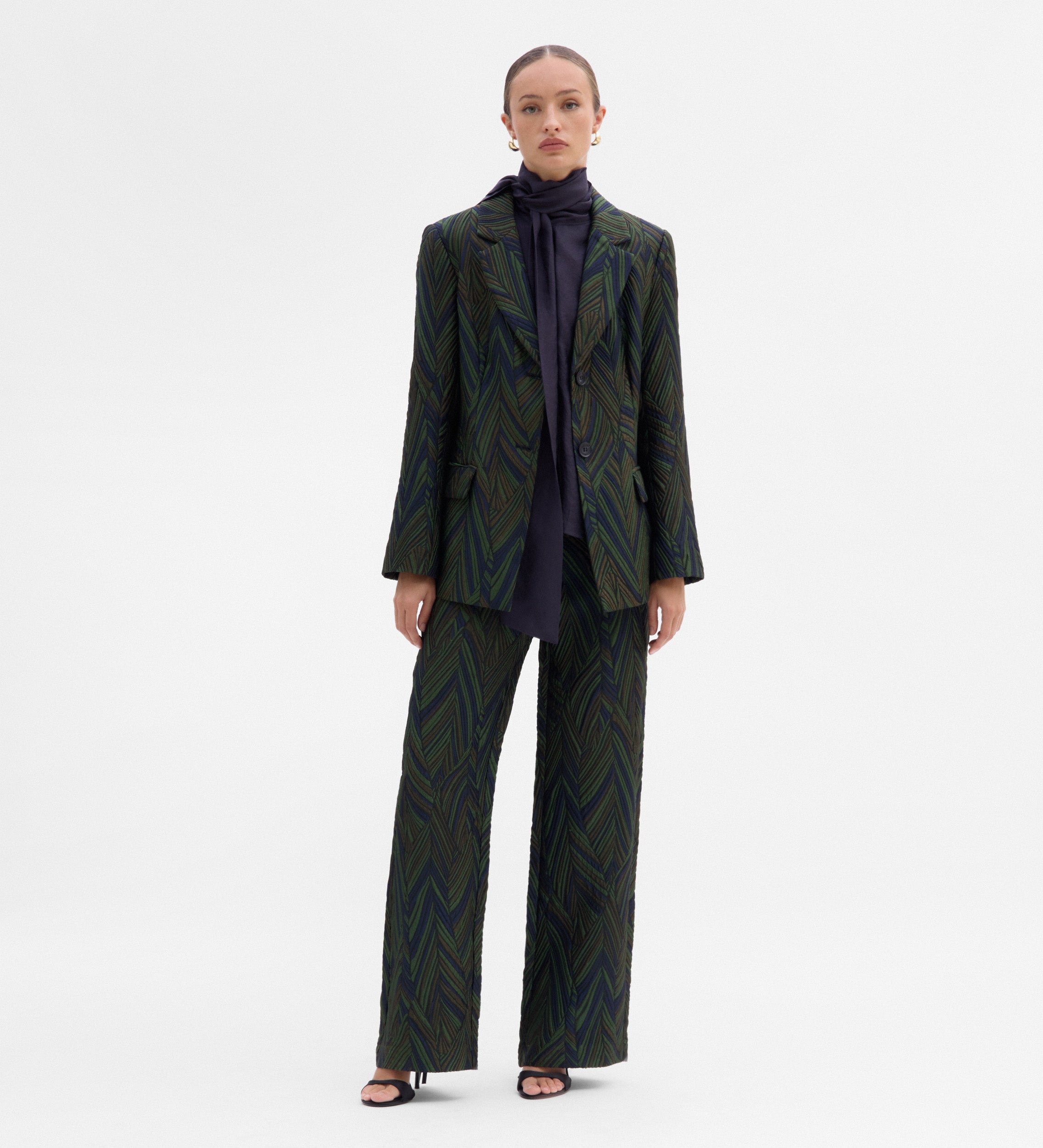 Pantalón tejido fantasía