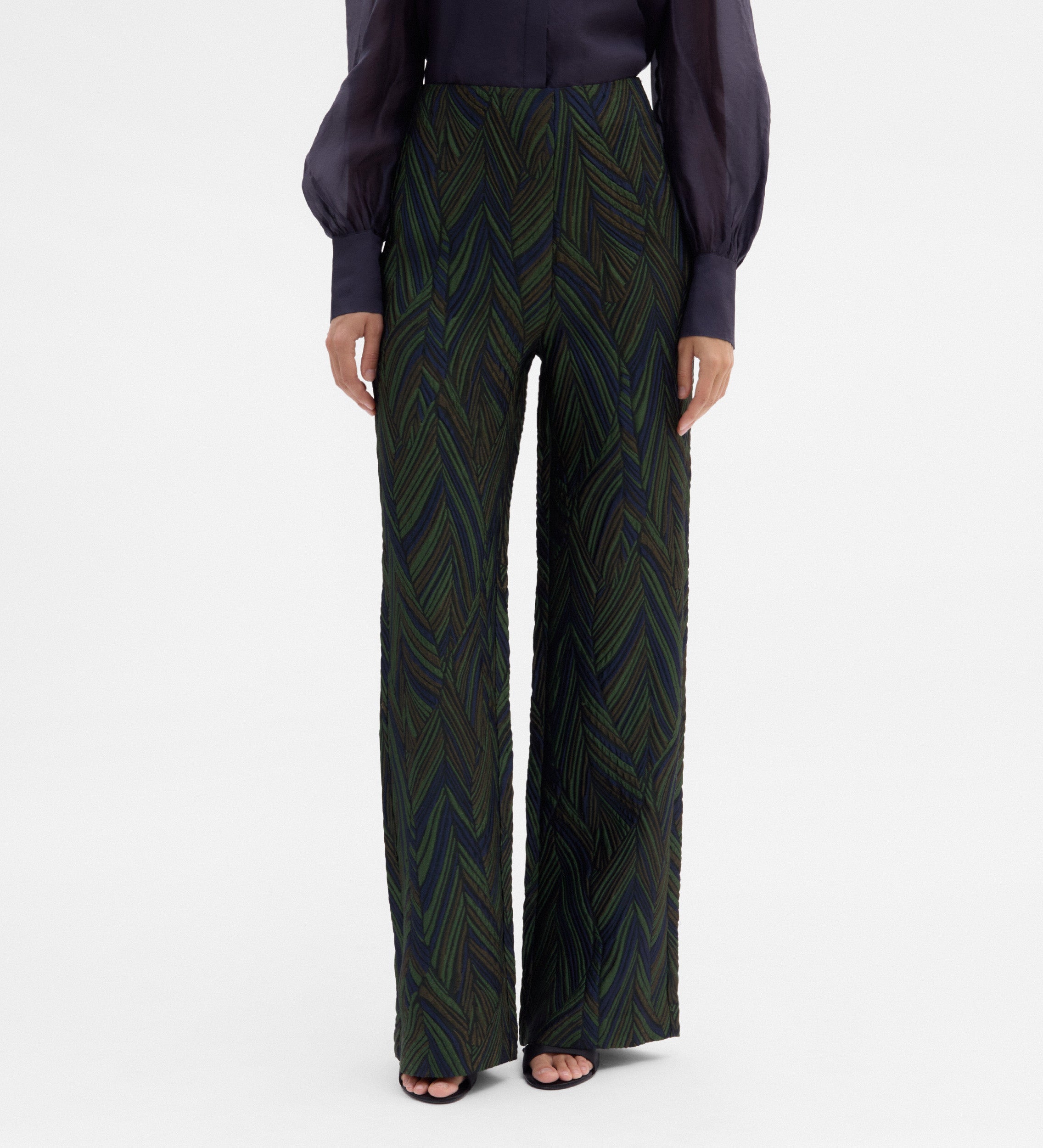 Pantalón tejido fantasía